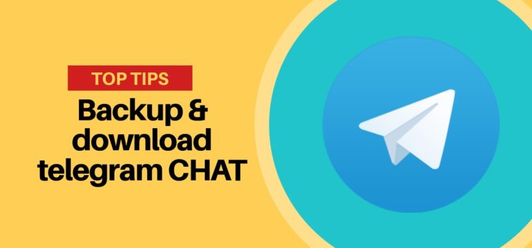 Backup e download delle chat telegram