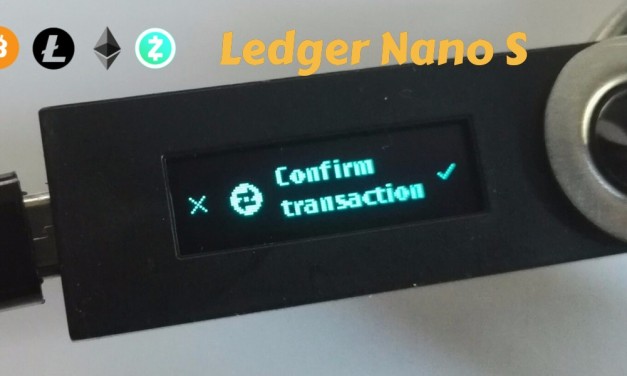 Ledger nano S howto configure