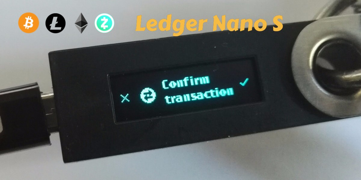Ledger nano S howto configure