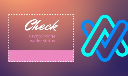 Cryptobridge wallet status