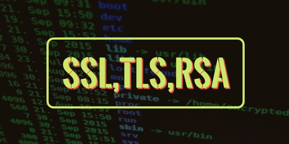 SSL, TLS and RSA Encryption