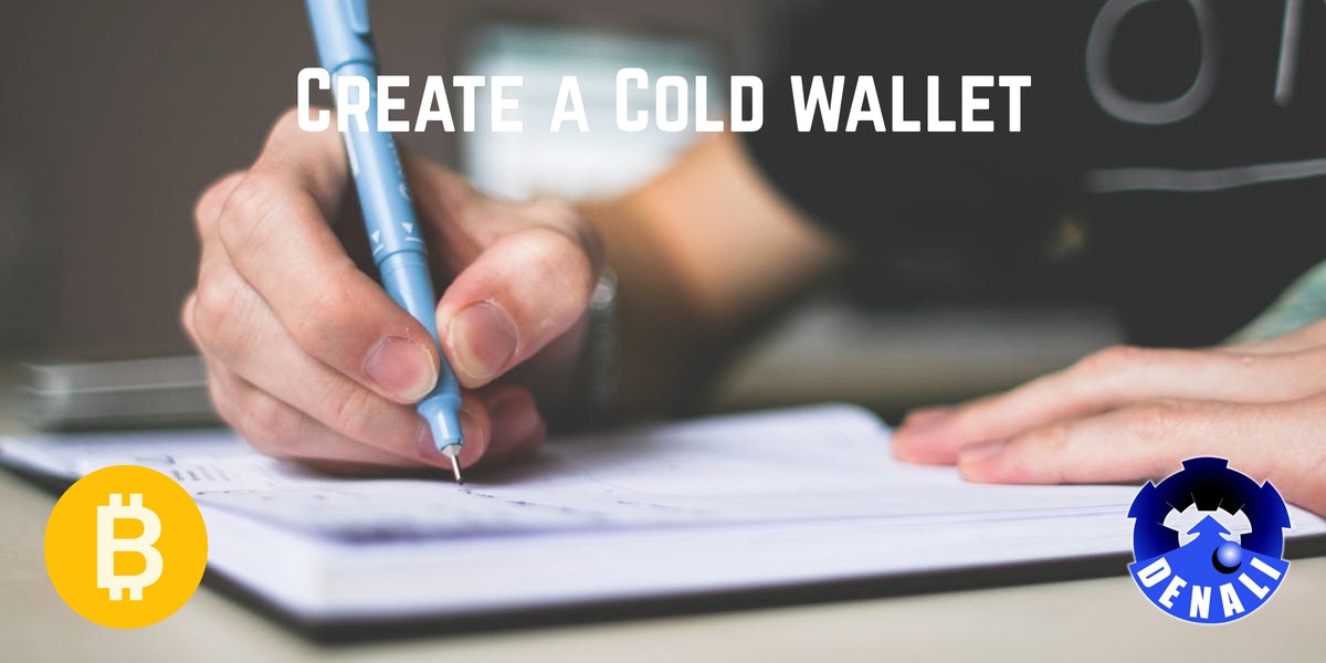 Create a bitcoin cold wallet