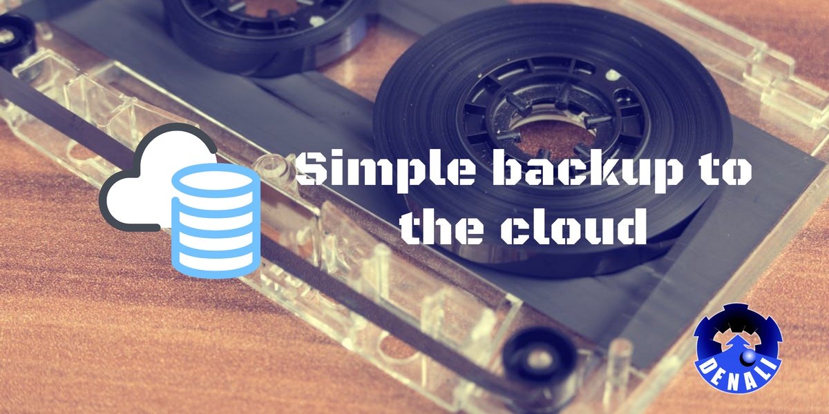Simple backup to a cloud share