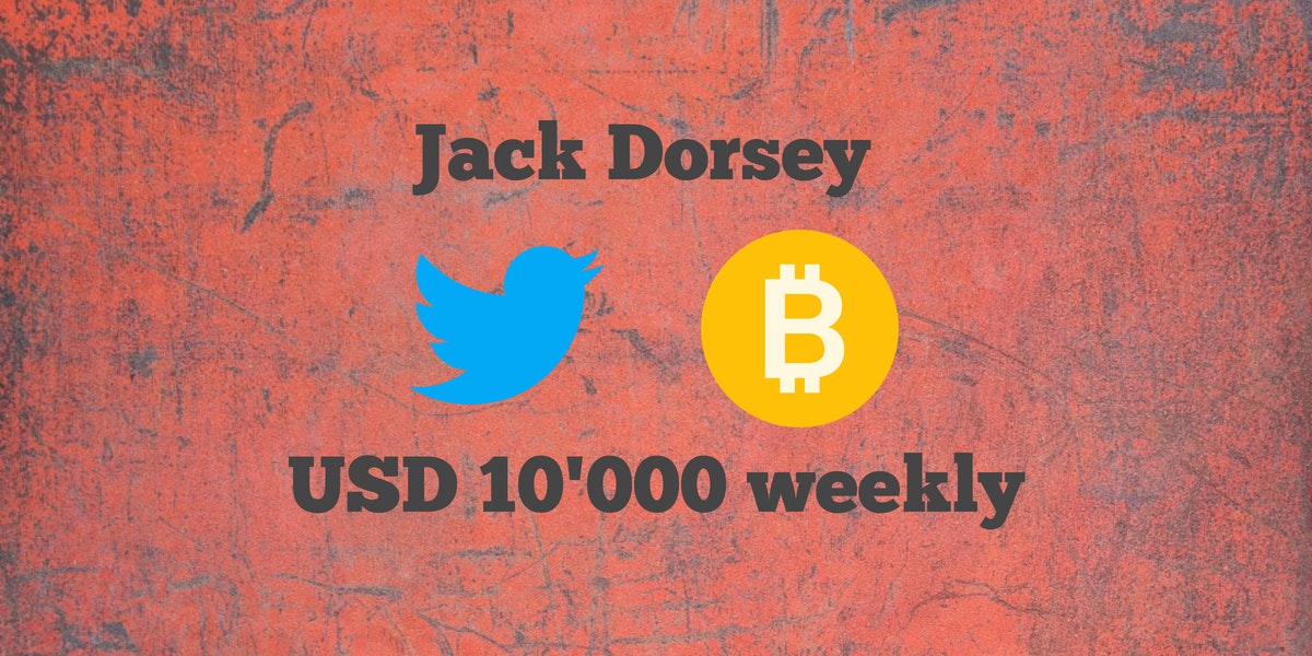 Jack Dorsey says he purchases $10k in btc weekly