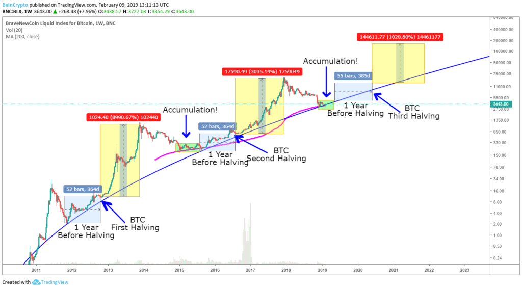 Impact of Bitcoin halving on price Bitcoin Freedom Massimo Musumeci