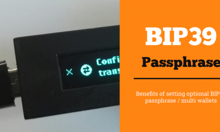 Setting passphrase BIP39 ledger nano