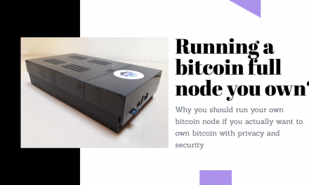 Running an own bitcoin full node