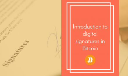Introduction to digital signature in Bitcoin