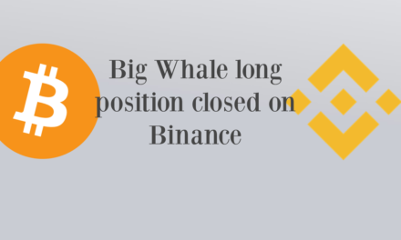 A big 2M$ long position has been closed on Binance. Correction?