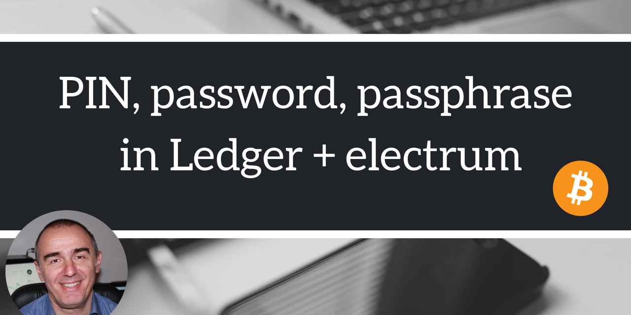 Bitcoin: orientarsi nelle password della configurazione ledger + electrum