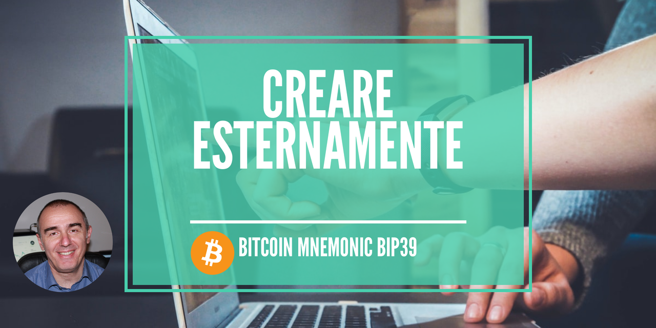 Bitcoin: Creare esternamente un mnemonic bip39 24 parole con entropia proveniente da mic noise