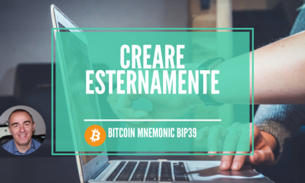 Bitcoin: Creare esternamente un mnemonic bip39 24 parole con entropia proveniente da mic noise