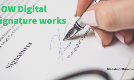 How digital signature works
