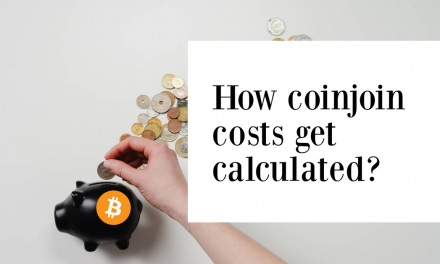 Fees analysis of a coinjoin tx