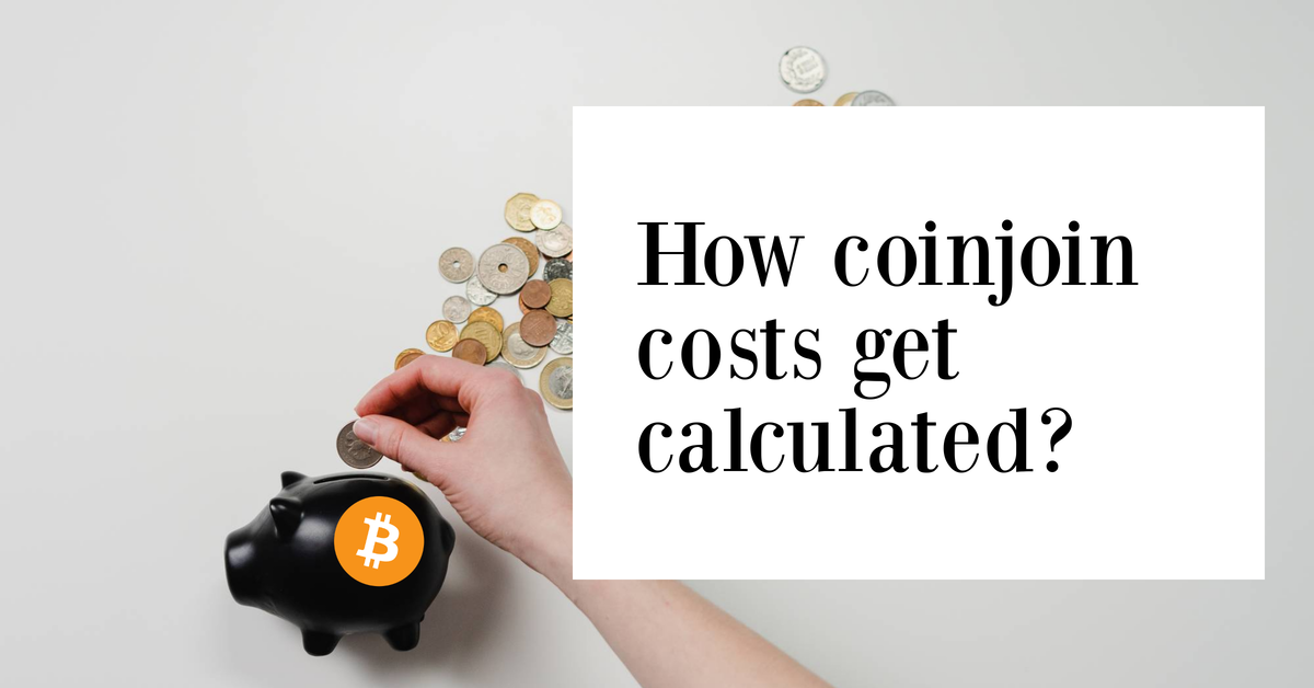 Fees analysis of a coinjoin tx