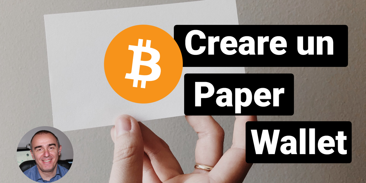 Bitcoin: Generare paper wallet