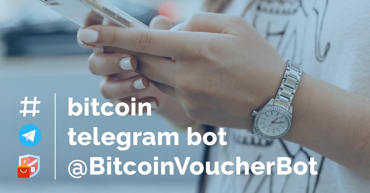 Purchase bitcoin redeemable voucher with telegram? of course