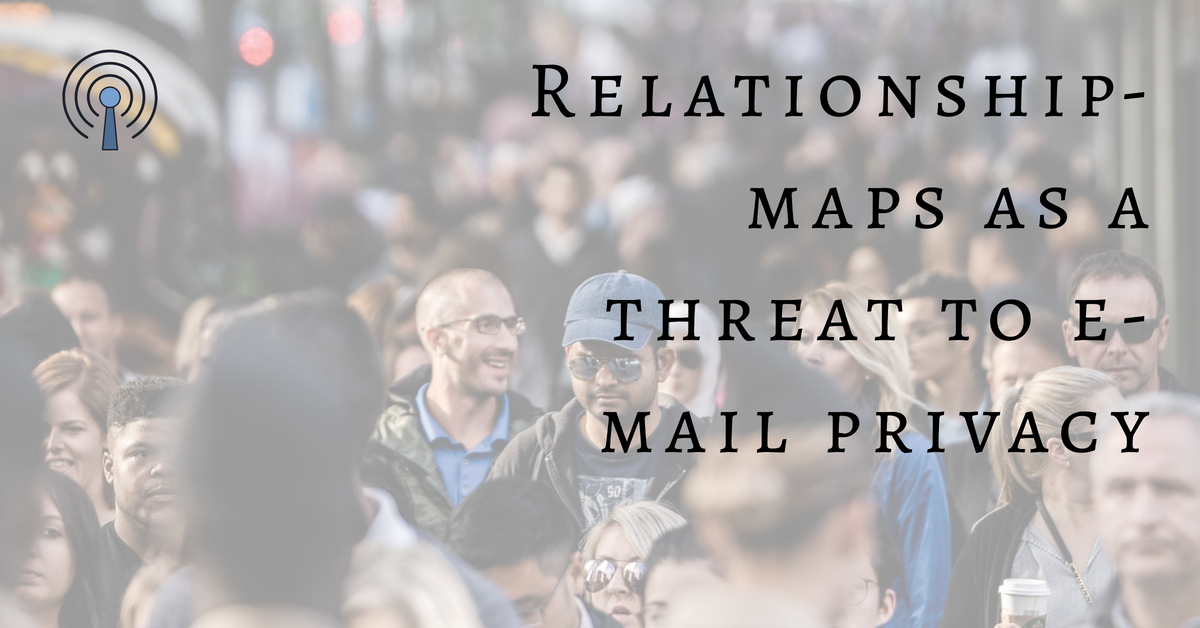 Relationship-maps as a threat to e-mail privacy