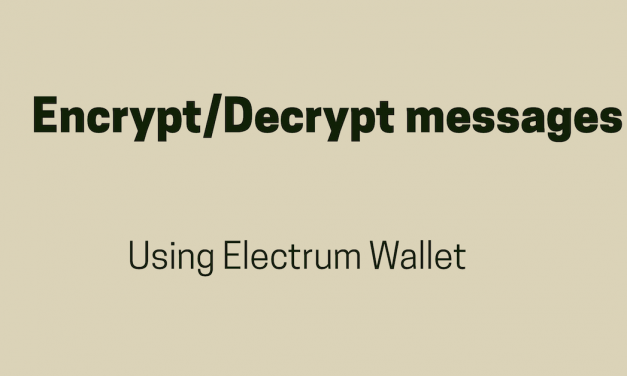 General encryption tests on Electrum