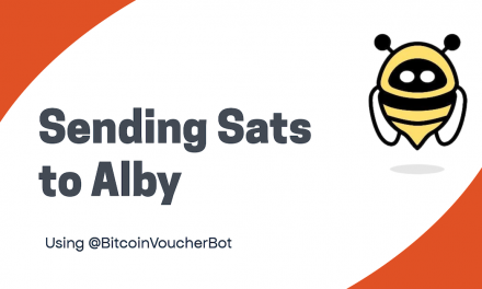 Sending Sats to Alby (Lightning Address)