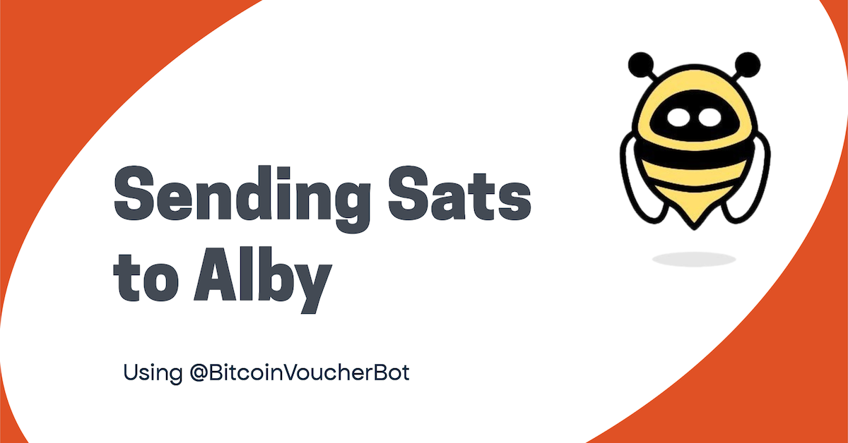 Sending Sats to Alby (Lightning Address)