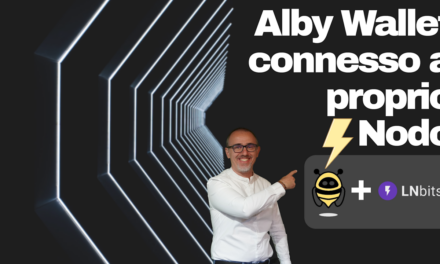 Alby wallet connesso a proprio nodo Lightning!