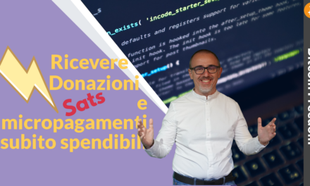 Donazioni e micropagamenti Lightning SUBITO Spendibili