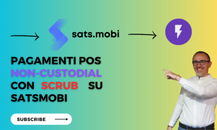 Pagamenti POS non-custodial con Scrub su Sats.mobi