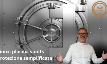 Protezione semplice dei dati: Linux plasma Vaults